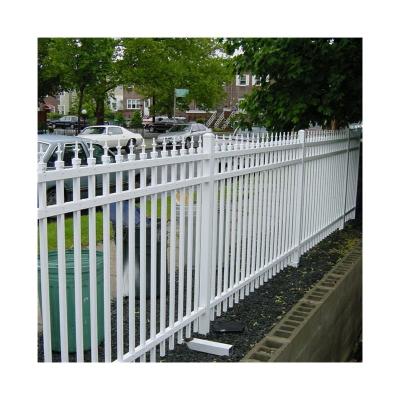 China Building Material Wrought Iron Fence Modern Zinc Steel Fence Panel zu verkaufen