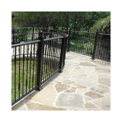 中国 Decorative Wrought Iron Gate Fence Metal Pergola Aluminium Black Garden Fence 販売のため