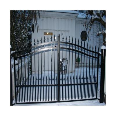 中国 High Quality Galvanized Metal Models Wrought Iron Gates Single Main Door Exterior Aluminum Gate 販売のため