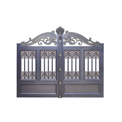 China Elegant Italian Main Iron Gate For Villa, Hot Dip Galvanized Wrought Iron Gate for sale