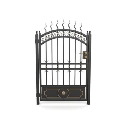 中国 Arch Modern Wrought Iron Door Main Stainless Steel Graphic Design 販売のため