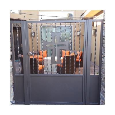 中国 Modern Wrought Iron Door Gate Stainless Steel Arch Main Driveway Gate 販売のため