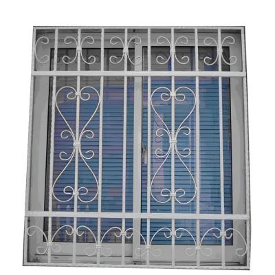 China Anti Theft Rod Iron Window Galvanized Grills Traditional Design zu verkaufen