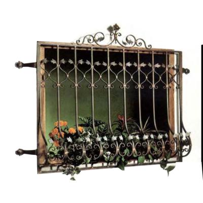 China Galvanized Decorative Wrought Iron Window Guards Eco Friendly Style zu verkaufen