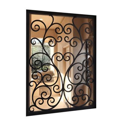 China Galvanized Wrought Iron Grill Window Anti Theft Traditional Style zu verkaufen