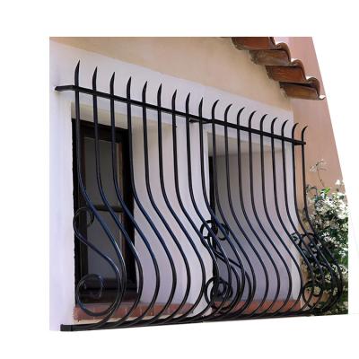 China Security Rod Iron Window Galvanized Wrought Iron Security Window Guards zu verkaufen