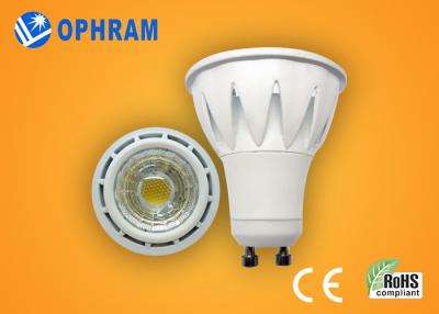 China Bridgelux / Epistar 400ml 6 Watt Gu10 COB LED Spotlight Bulbs Pure White for sale