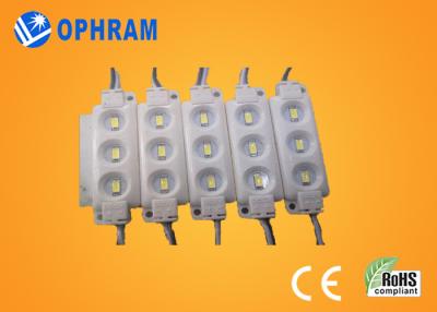 China 3 Chips 1,2 Modul des Watt-warmes Weiß-5730 SMD LED mit weißem PWB zu verkaufen