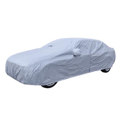 China Brief & Single Color Proof Auto Accessories Sunproof PEVA All Weather Anti-Wrinkle Padded Car Cover SUV Waterproof for sale