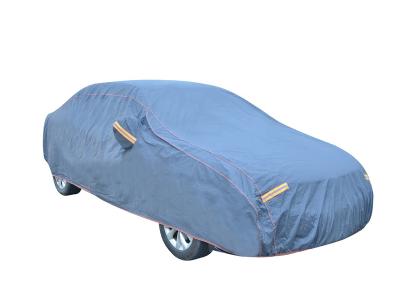 China Water Resistant Factory Supply Large Full PVC+Cotton Waterproof UV Protection Resist Car Covers Sewing for sale