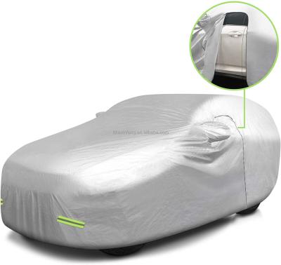 China Full Polyester Car Cover SUV Car Cover UV Resistant Waterproof Popular Anti UV Car Cover for sale