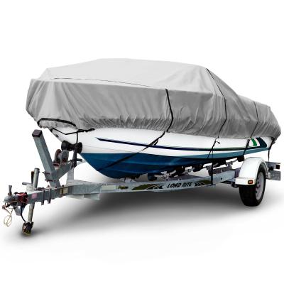 China Universal Business Water and UV Resistant Boat Cover Canvas Resistance Boat Cover for sale