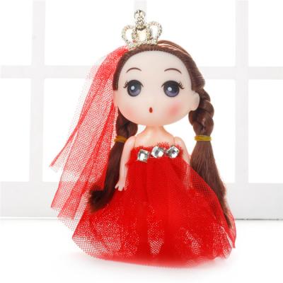 China 12cm cute head pendant of children's toy mini doll girl boy doll eco-friendly rebirth wholesale small for sale