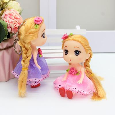 China Wholesale Fashion 12cm Mini Cute Children's Toy Doll Pendant Keychain Reborn Eco-friendly Doll for sale