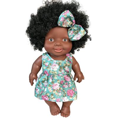 China Black 25cm Eco-Friendly Doll Vinyl Doll Kids Toys for sale