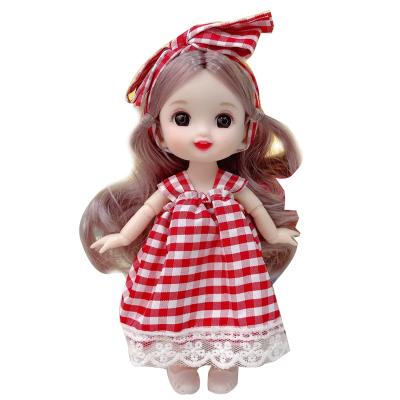 China Eco-friendly Wholesale Exquisite 17cm Fashion Princess Doll Kids Gift for sale