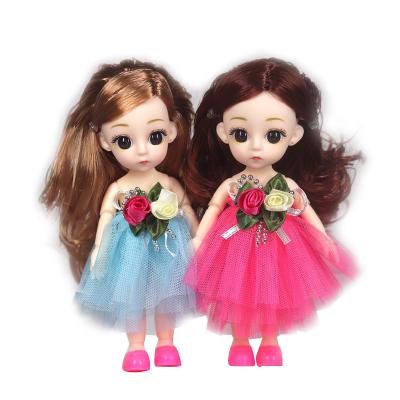 China Exquisite Princess New Style 16cm Fashion Popular Mini Doll Children's Toy Set Gift Box Vinyl Baby - Wooden Doll Kids Kitchen Toy for sale