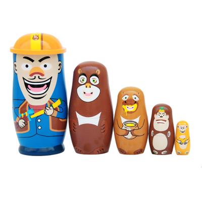 China Eco-friendly Wholesale Customizable Anime Russian Nesting Dolls For Kids for sale