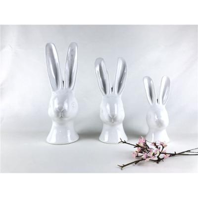 China The Minimalist Creative Collaboration Easter Bunnies Ceramic Colorful Ceramic Planter for sale