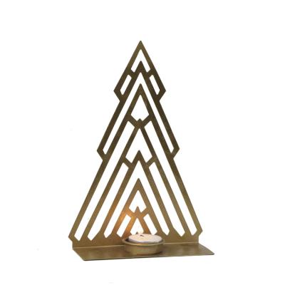 China Home Decoration Latest Fashion Gold Metal Candle Holder Home Decorate To Personalize Candle Holder for sale