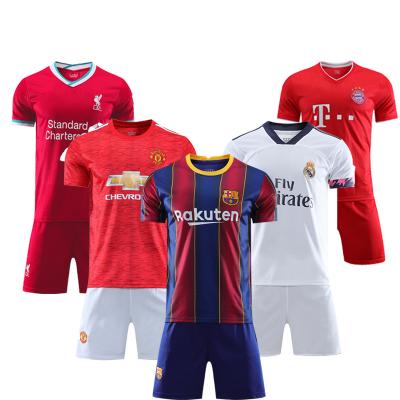 China 2021 Hot Summer New Arrival OEM Factory Sale Soccer Jersey Sets Men's Shorts Set Breathable Soccer Wear Sets For Men for sale