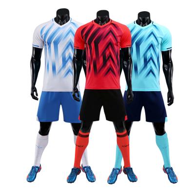 China 2021 Hot Summer New Arrival OEM Factory Sale Soccer Jersey Sets Men's Shorts Set Breathable Soccer Wear Sets For Men for sale