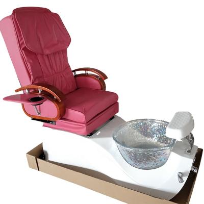 China Newest Modern Luxury High Quality Custom Colors Kisen Salon Sets Pedicure Chair For Therapist for sale