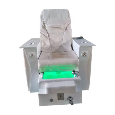 China Modern Luxury Fashion Salon Furniture Nail Equipment Pedicure Chair Technician With Stool For Beauty Spa Shop Use for sale