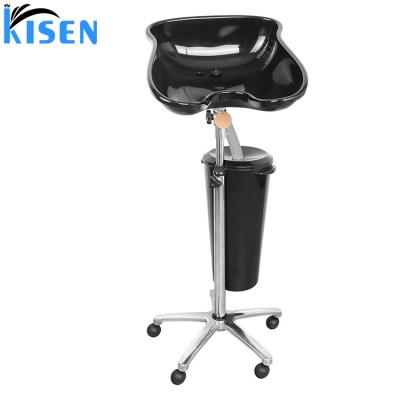 China Modern Wholesales Portable Shampoo Basin With Tank Portable Hair Salon Wash Sink for sale