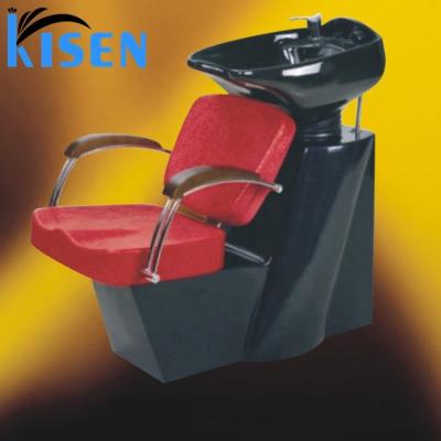 China Small Lay down chair bed wash salon shampoo chair backwash shampoo unit for sale