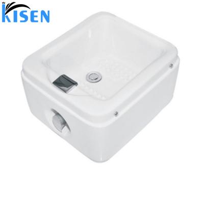 China Modern Luxury Kisen Foot Spa Sink Pedicure Basin No Plumbing for sale