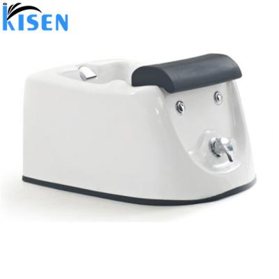 China Kisen Modern Luxury Hot Selling Portable Pedicure Basin Foot Spa Sink With Tubing for sale