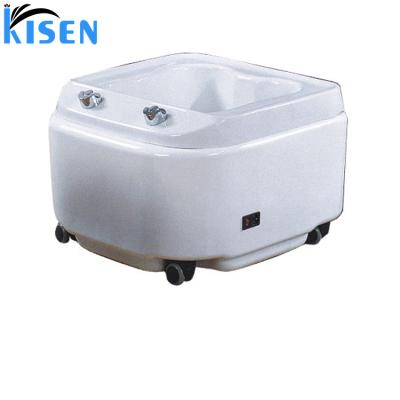 China Kisen Modern Luxury Pedicure Basin Portable Foot Tub With Tubing for sale