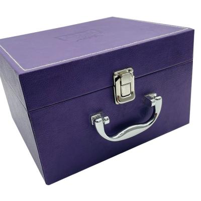 China High Quality Recycled Materials Factory Custom Logo Cosmetic Handheld Jewelry Box for sale