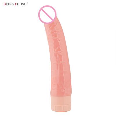 China PVC Waterproof Realistic Hands Free Vibrating Dildo For Female for sale