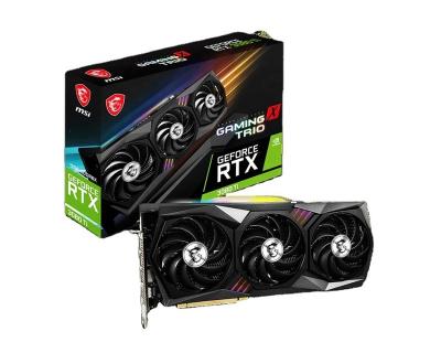 China Desktop for 3080ti MSI RTX 3080 Ti Game X Trio 12GB GDDR6X GPU Gaming Graphics Card for sale