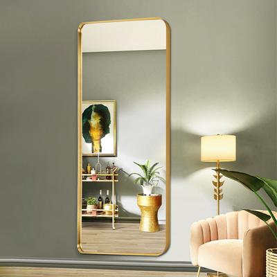 China Other Large Rectangle Integral Floor Mirror Wall Mirror Hanging Or Leaning Against The Wall For Bedroom Dressing And Wall Mounted for sale