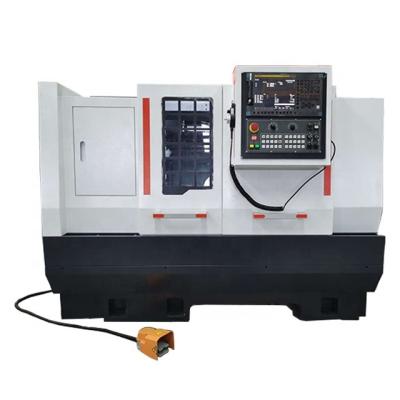 China Construction Material Shops K400/1000 Mini CNC Manual Metal Lathe Machine Tool Torno De Horizontal Mechanico Bench Equipment Turning Heavy Duty Price for sale