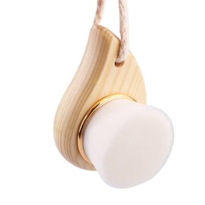 China 130g Wooden Exfoliating Brush Wood Face Brush For Makeup Removal for sale