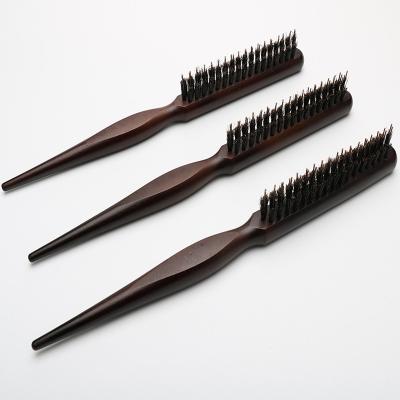 China OEM Wooden Hair Comb And Antistatic Boar Hair Brush Efficiently Tame Your Hair for sale