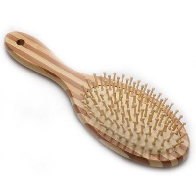 Chine Brosse à cheveux à large dent en bambou naturel pour le massage et les soins capillaires à vendre