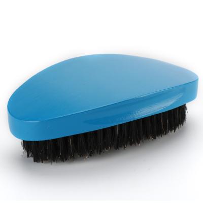 Cina Abeis Blue Wave Brush Soft Medium Boar Bristle Per Capelli Barba Baffone Grooming in vendita