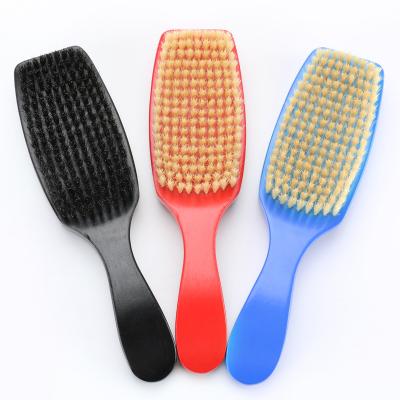 China Natural Wood Bristle Shaving Comb voor mannenbaardverzorging en gezichtshaarreiniging Te koop