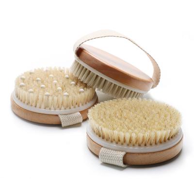 China Holmwood Round Body Detox Skin Brush Boar Bristle Body Brush Suave à venda