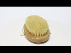 Eco Friendly Spa Wooden Long Handled Bath Brush Body Smoother For Dry Skin