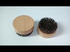 Easy To Clean Natural Wood Beard Brush Mens Grooming Brush  Exquisite