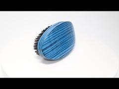 360 curved wave brush boar bristle hair brush for men