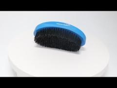 blue wave brush 360 curved boar bristle hair brush for men