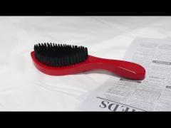 Soft Red Boar Bristle Beard Shaping 360 Wave Brush Care For Personal Care