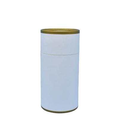 China Recyclable Custom Logo Luxury Cylinder Round Cardboard Cylinder Box With Lid for sale